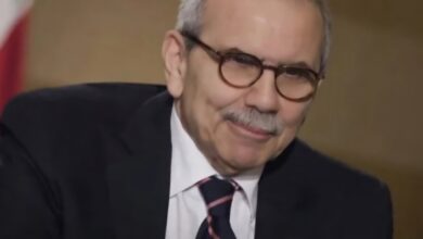 رئيس مجلس الوزراء نواف سلام خلال كلمته من السرايا الحكومي